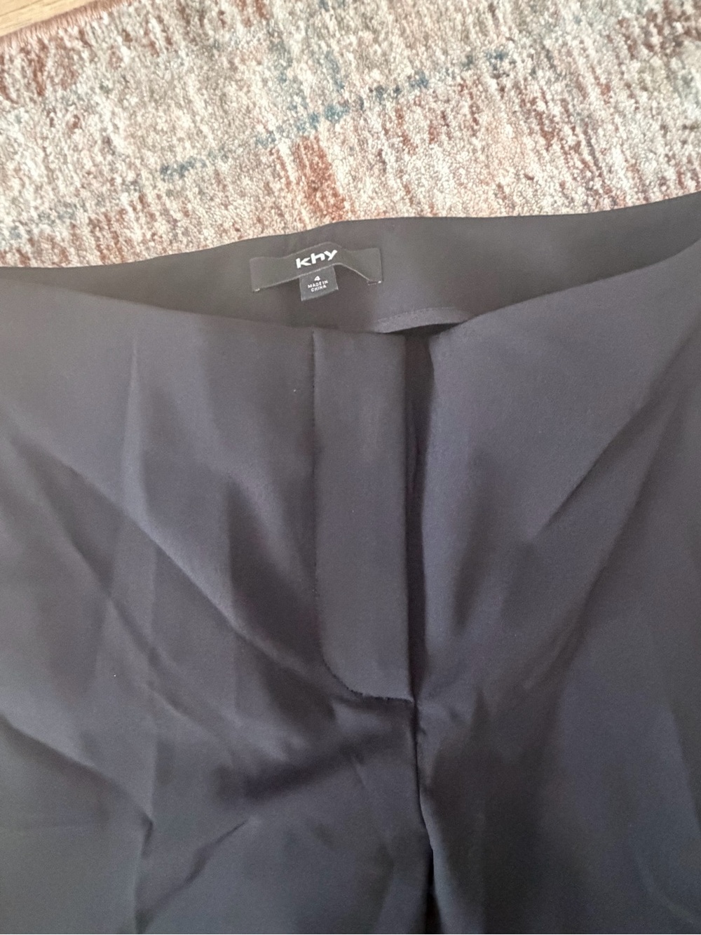 Khy Black High-Waist Trousers - Sleek Workwear